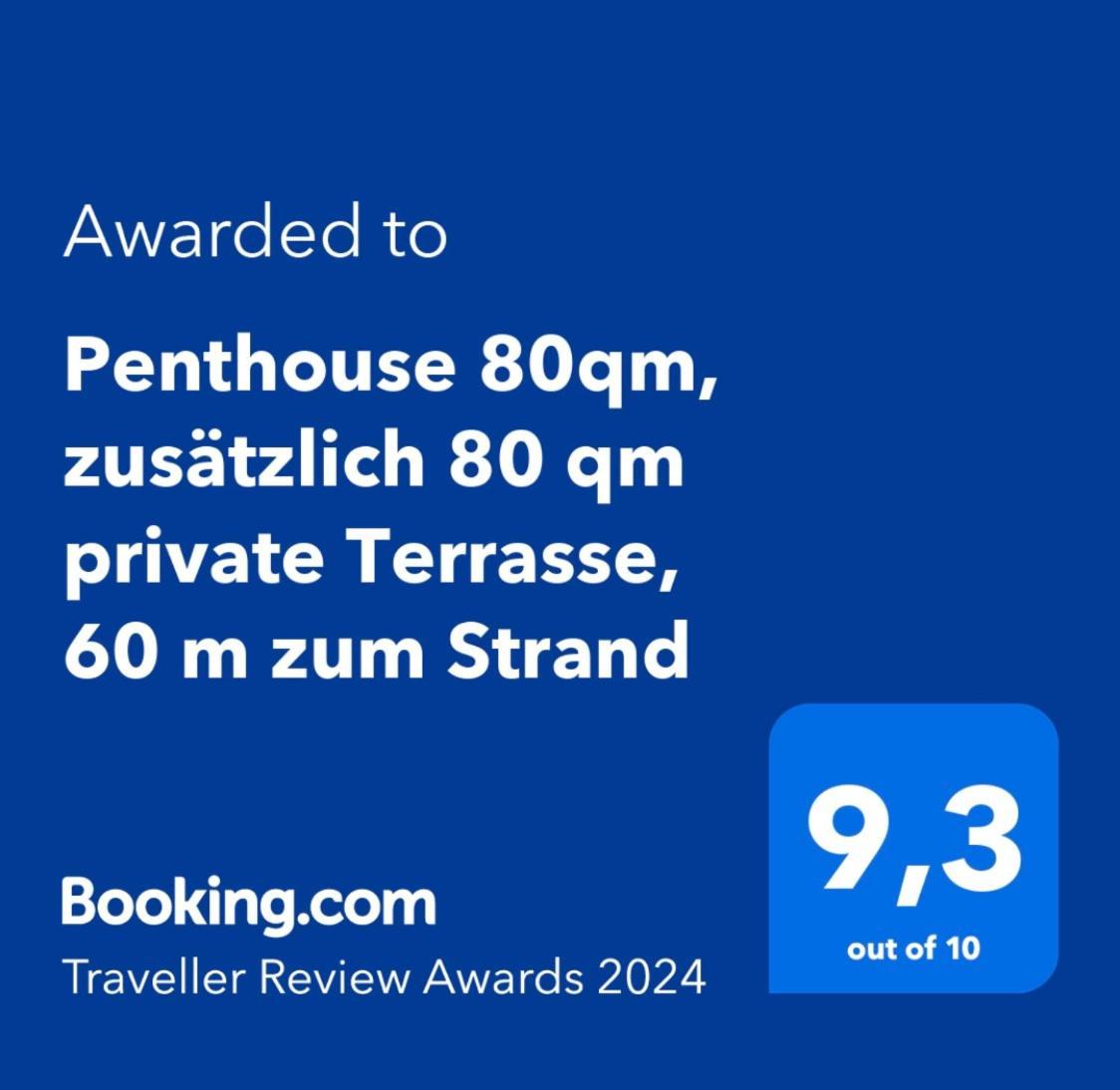 Penthouse 80Qm, Zusaetzlich 80 Qm Private Terrasse, 60 M Zum Strand เดเนีย ภายนอก รูปภาพ